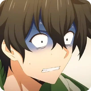 😰 emoji Engage Kiss • @animestickersii @pinterest_to_stickerbot Telegram sticker 23 of 119
