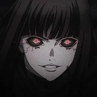 👺 emoji 𝚃𝚘𝚔𝚢𝚘 𝙶𝚑𝚘𝚞𝚕 @animestickersii @pinterest_to_stickerbot Telegram sticker 23 of 119