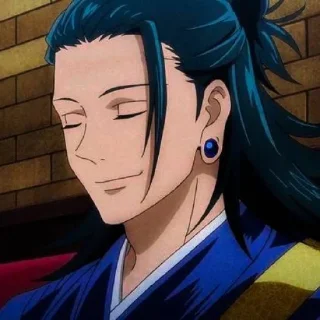 🎏 emoji Getou Suguru Telegram sticker 12 of 31