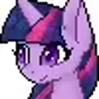 Sticker from @my_pony_little pixel ART