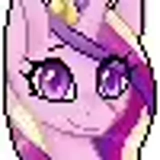 Sticker from @my_pony_little pixel ART