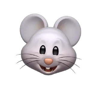 😄 emoji @Apple_Animojis Rat Telegram sticker 17 of 17