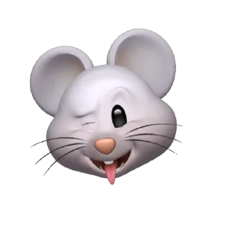 😜 emoji @Apple_Animojis Rat Telegram sticker 10 of 17
