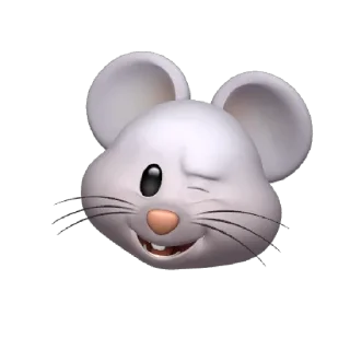 😉 emoji @Apple_Animojis Rat Telegram sticker 15 of 17