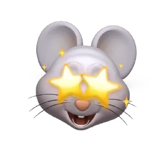🤩 emoji @Apple_Animojis Rat Telegram sticker 5 of 17