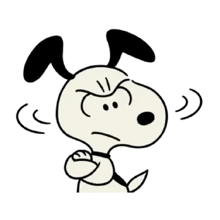 😊 emoji 【英文】Animated Snoopy Retro Stickers (史努比) @kal_pc Telegram sticker 15 of 24