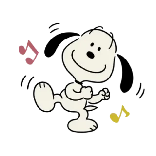 Sticker from 【英文】Animated Snoopy Retro Stickers (史努比) @kal_pc