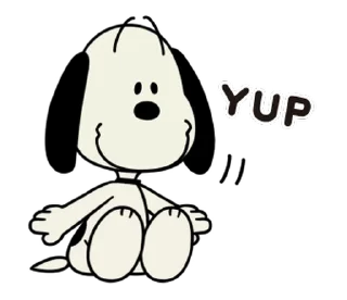 😊 emoji 【英文】Animated Snoopy Retro Stickers (史努比) @kal_pc Telegram sticker 13 of 24