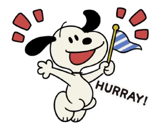 😊 emoji 【英文】Animated Snoopy Retro Stickers (史努比) @kal_pc Telegram sticker 9 of 24