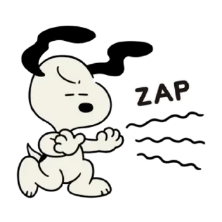😊 emoji 【英文】Animated Snoopy Retro Stickers (史努比) @kal_pc Telegram sticker 11 of 24