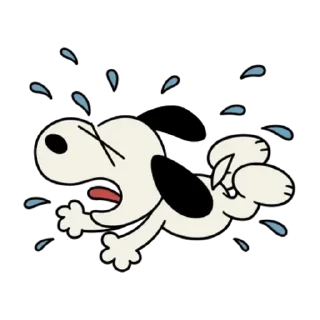 😊 emoji 【英文】Animated Snoopy Retro Stickers (史努比) @kal_pc Telegram sticker 20 of 24