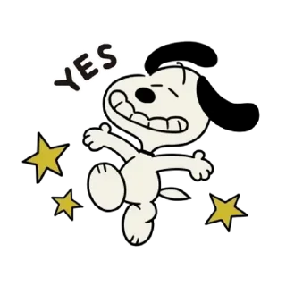 😊 emoji 【英文】Animated Snoopy Retro Stickers (史努比) @kal_pc Telegram sticker 7 of 24