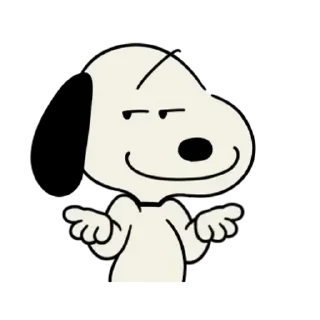 😊 emoji 【英文】Animated Snoopy Retro Stickers (史努比) @kal_pc Telegram sticker 18 of 24