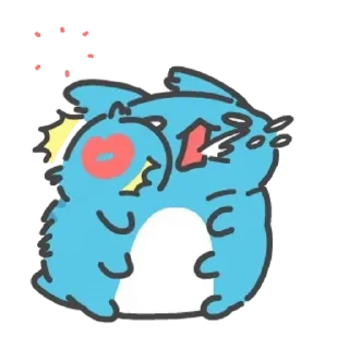 Sticker from 貓貓蟲咖波 愛的鞭策