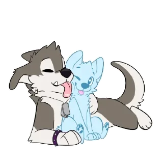 Sticker from Husky’s Favorites — @stckrRobot