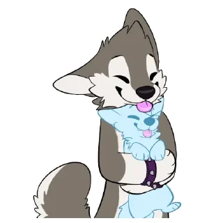 Sticker from Husky’s Favorites — @stckrRobot