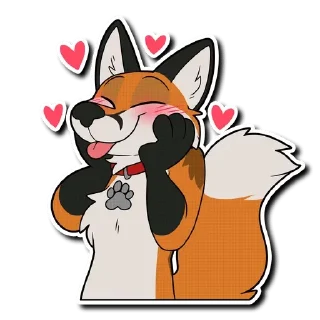 🥰 emoji Husky’s Favorites — @stckrRobot Telegram sticker 22 of 120