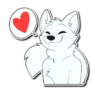 ❤️ emoji Husky’s Favorites — @stckrRobot Telegram sticker 11 of 120