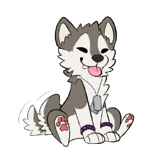 😄 emoji Husky’s Favorites — @stckrRobot Telegram sticker 5 of 120