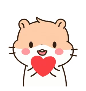 Sticker from Hamster Q • @xxyuji