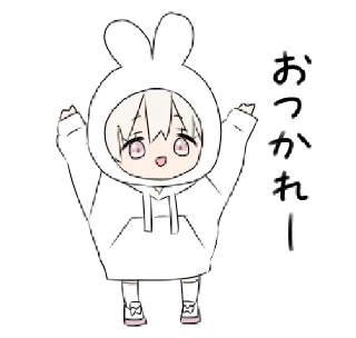 🍼 emoji hoodiegirl chirukα  @kittyst Telegram sticker 8 of 39