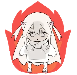 🍼 emoji hoodiegirl chirukα  @kittyst Telegram sticker 20 of 39