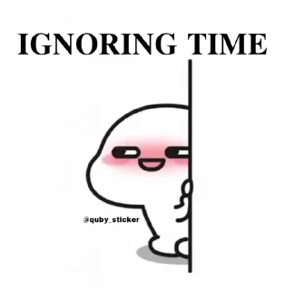 😒 emoji 𝐓𝐈𝐌𝐄 ❥︎❥︎❥︎ @quby_sticker ❥︎❥︎❥︎ .s kang pack Telegram sticker 24 of 47