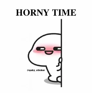 🤤 emoji 𝐓𝐈𝐌𝐄 ❥︎❥︎❥︎ @quby_sticker ❥︎❥︎❥︎ .s kang pack Telegram sticker 22 of 47