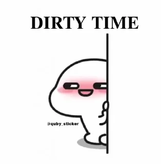 😋 emoji 𝐓𝐈𝐌𝐄 ❥︎❥︎❥︎ @quby_sticker ❥︎❥︎❥︎ .s kang pack Telegram sticker 21 of 47