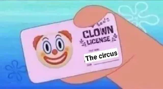 Sticker from Clowns