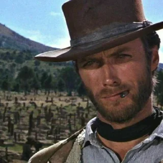 😐 emoji Clint Eastwood | @Bialy_Wilk Telegram sticker 13 of 120