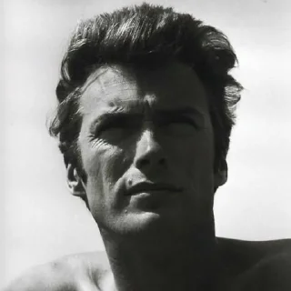 😑 emoji Clint Eastwood | @Bialy_Wilk Telegram sticker 6 of 120
