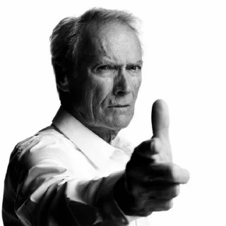 Sticker from Clint Eastwood | @Bialy_Wilk