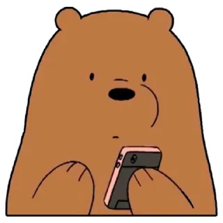Sticker from Grizzly (We Bare Bears)