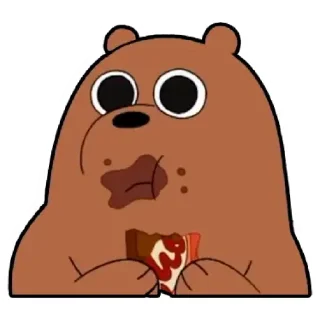 Sticker from Grizzly (We Bare Bears)
