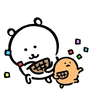 Sticker from Kakao Joke Bear (Feat. Somehow)