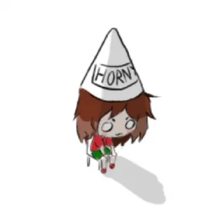Sticker from Ralsei wants to die