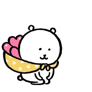 Sticker from Kakao Joke bear (Feat. LOVE)