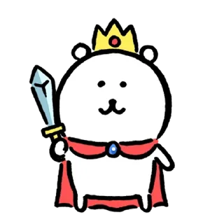 👑 emoji Kakao Joke Bear (Feat. Happy New Year) Telegram sticker 14 of 24