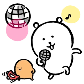 🎙 emoji Kakao Joke bear (Feat. LOVE) Telegram sticker 10 of 24