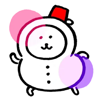 💃 emoji Kakao Joke Bear (Feat. Happy New Year) Telegram sticker 8 of 24