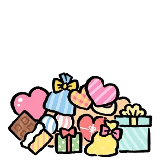🎁 emoji Kakao Joke bear (Feat. LOVE) Telegram sticker 6 of 24