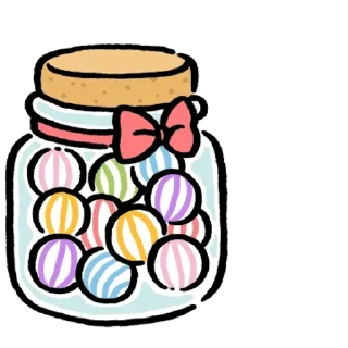 Sticker from Kakao Joke bear (Feat. LOVE)