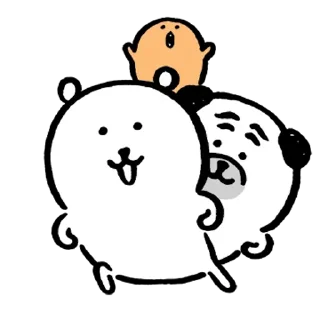Sticker from Kakao Joke bear (Feat. LOVE)