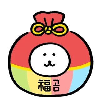 Sticker from Kakao Joke Bear (Feat. Happy New Year)