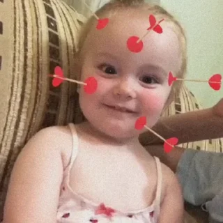 🖤 emoji Baby Girl | @BabyStickers Telegram sticker 5 of 115