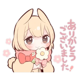 🙏 emoji SWEETIE BUNNY ANOTHER uzume Ver. Telegram sticker 6 of 40