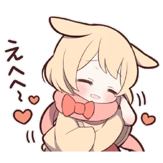 😽 emoji SWEETIE BUNNY 2 uzume Ver. Telegram sticker 12 of 40