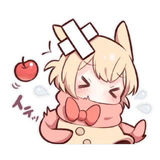 😣 emoji SWEETIE BUNNY 5 uzume Ver. Telegram sticker 21 of 40