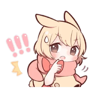 ❗️ emoji SWEETIE BUNNY 5 uzume Ver. Telegram sticker 15 of 40